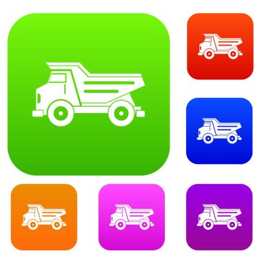 Damperli kamyon renk koleksiyonu ayarla