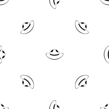 Deniz şapka model sorunsuz siyah