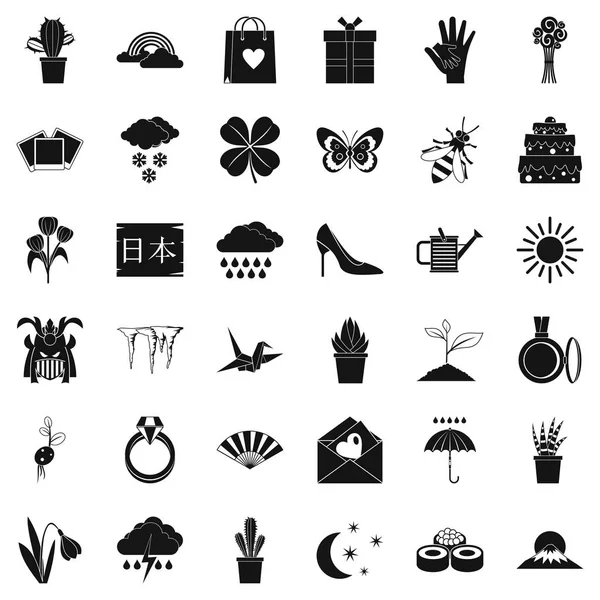 Kaktüs simgeler kümesi, simle stili