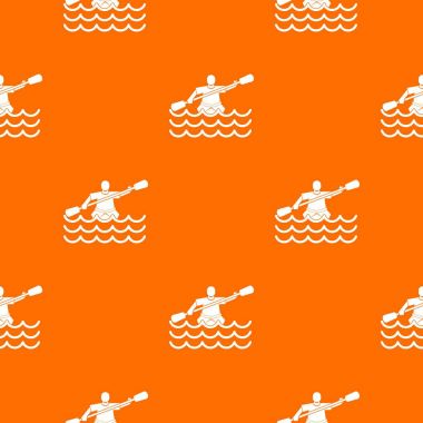 Sorunsuz bir Kano düzende erkek atlet