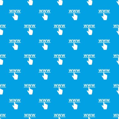 Kesintisiz mavi el imleci ve Web sitesi desen