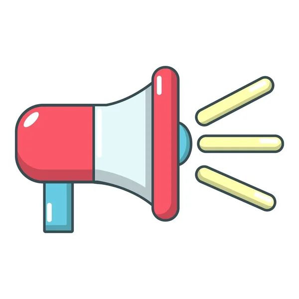 Ícone de megafone, estilo dos desenhos animados —  Vetores de Stock