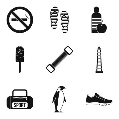 Eğitim simgeler kümesi, basit tarzı için bir şey