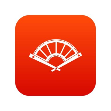 Fan simge dijital kırmızı