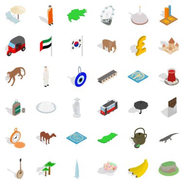 BAE Icons set, izometrik stili