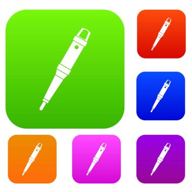 Dövme makinesi kavrama renk koleksiyonu ayarla