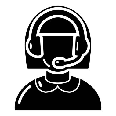 İşleç simgesini, basit siyah stil