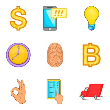 Grub Icons set, karikatür tarzı