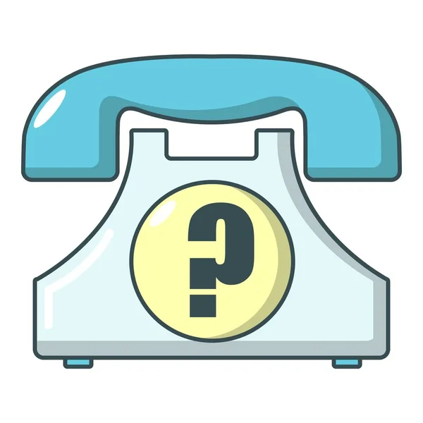 Retro telefon ikona, kreslený styl — Stockový vektor