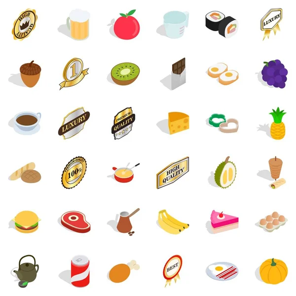 Kiraz Icons set, izometrik stili