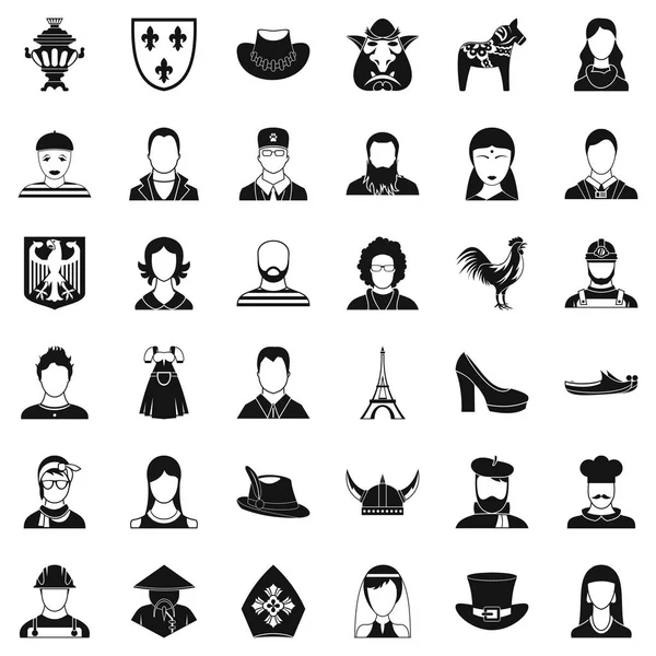 Avatar simgeler kümesi, simle stili