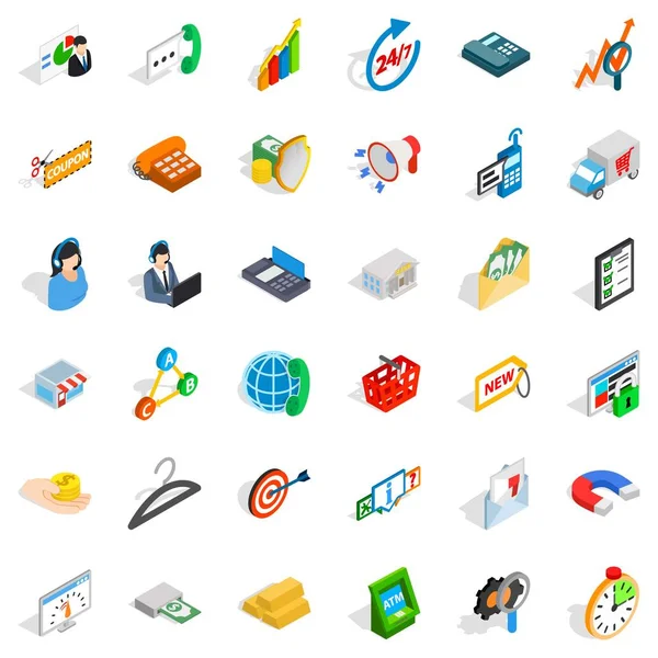 Takvim Icons set, izometrik stili