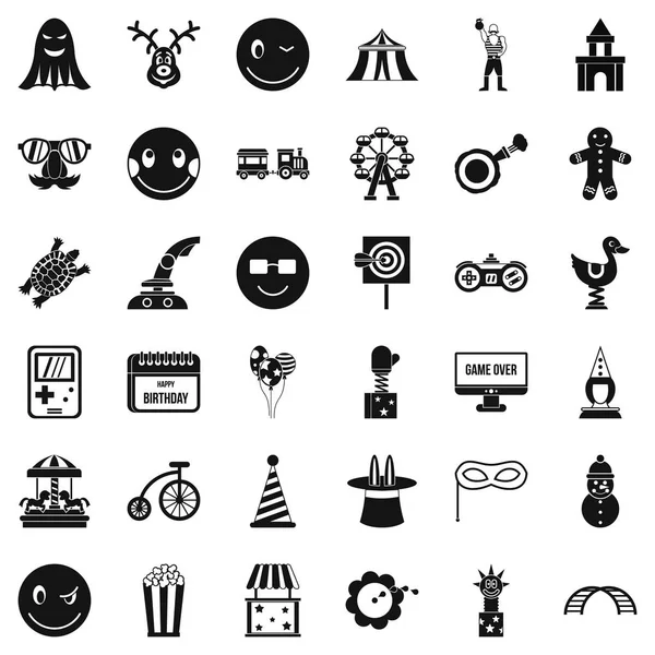 Sahte Icons set, basit tarzı