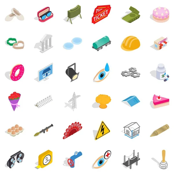 Zanaat Icons set, izometrik stili