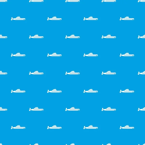 Patrón submarino sin costura azul — Vector de stock