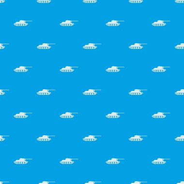 Tank desen kesintisiz mavi