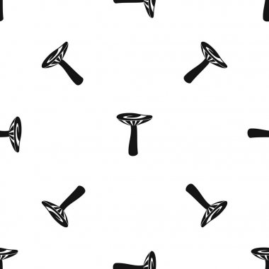 Mantar deseni sorunsuz siyah