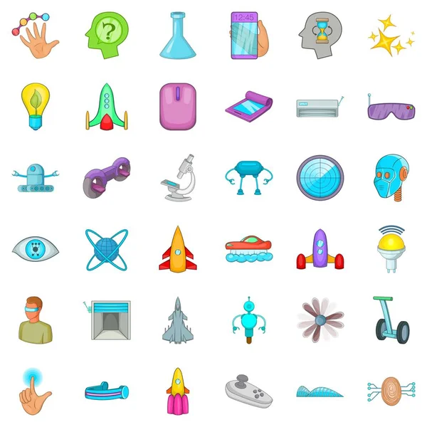 Kimya Icons set, karikatür tarzı