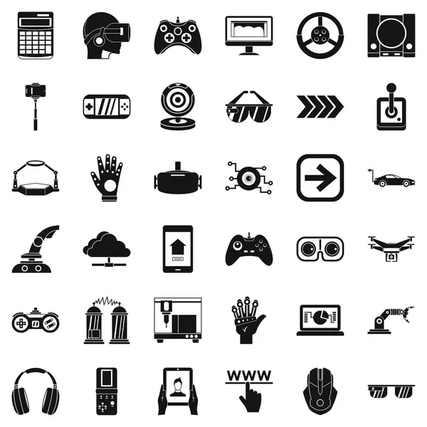 Monitör simgeler kümesi, basit tarzı