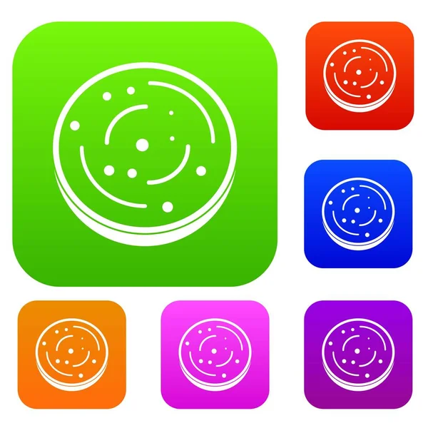 Sosis dilim renk koleksiyonu ayarla