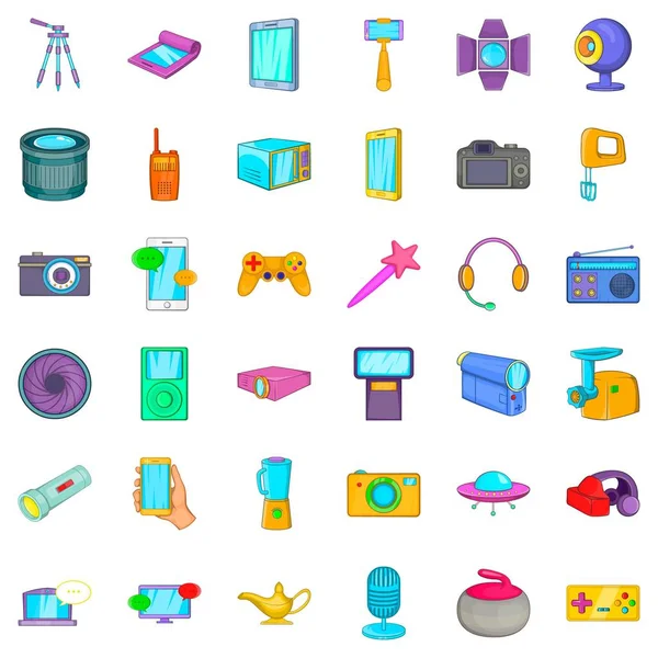 Düğme simgeler kümesi, karikatür tarzı