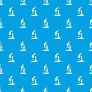 Mikroskop desen kesintisiz mavi