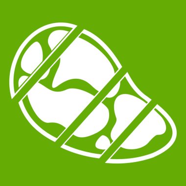 Biftek simgesi yeşil