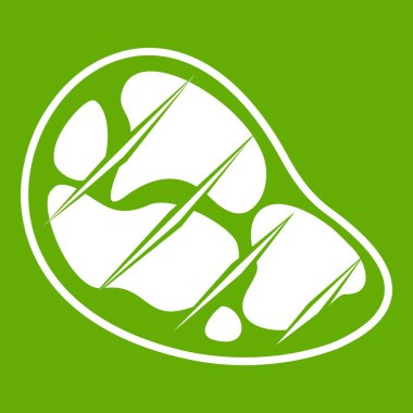 Biftek simgesi yeşil