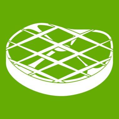 Biftek simgesi yeşil