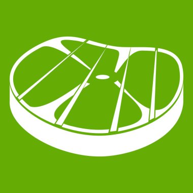 Biftek simgesi yeşil