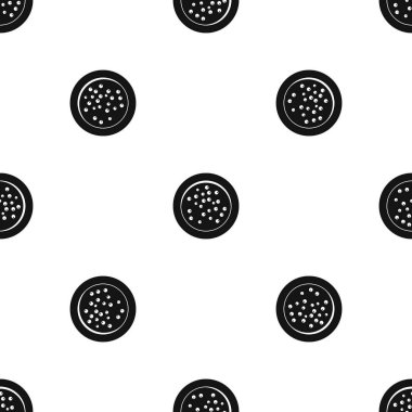 Bir tabak deseni sorunsuz siyah üzerine karabiber