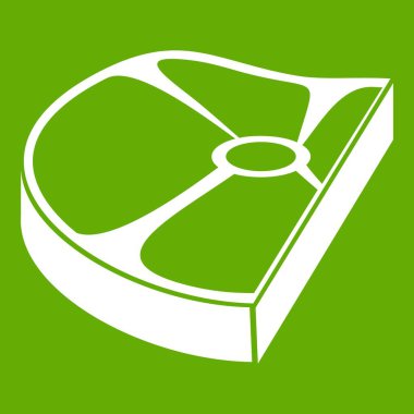 Biftek simgesi yeşil