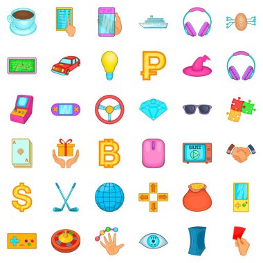 Icons set kumar, karikatür tarzı