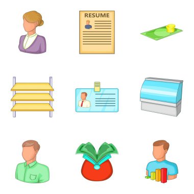 Kişisel veri simgeler kümesi, karikatür tarzı