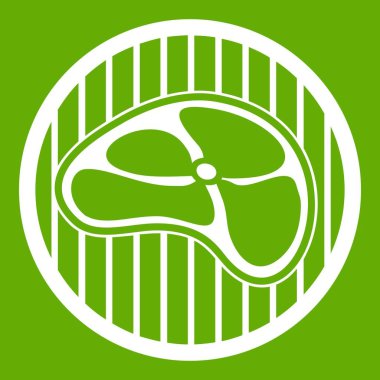 Biftek simgesi yeşil