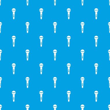 Mikrofon desen kesintisiz mavi