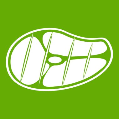 Biftek simgesi yeşil