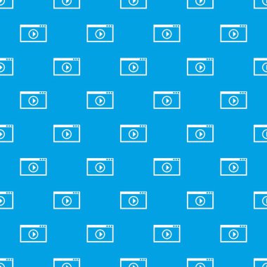 Video oynatma desen kesintisiz mavi için program