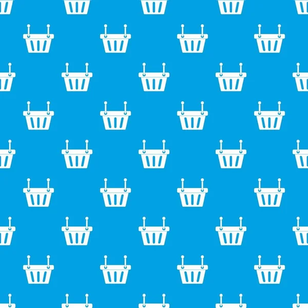 Alışveriş sepeti desen kesintisiz mavi