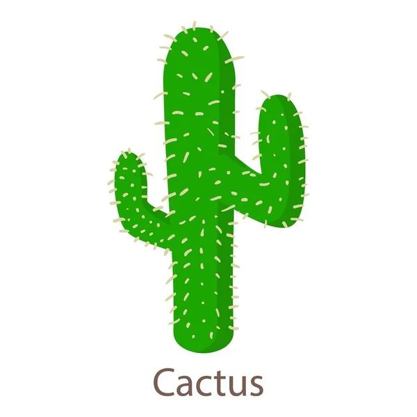 Icono de cactus, estilo isométrico 3d — Archivo Imágenes Vectoriales