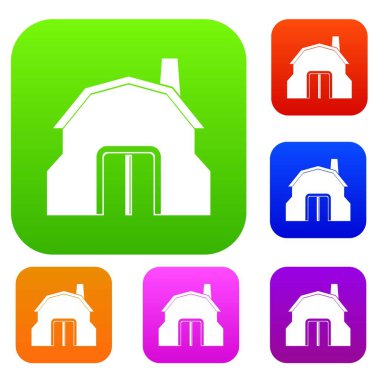 Demirci Atölyesi bina renk koleksiyonu ayarla