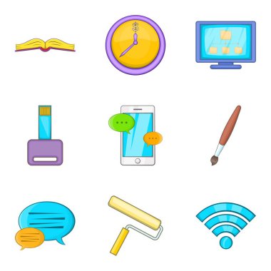 Kariyer simgeler ayarla, tarzı çizgi film