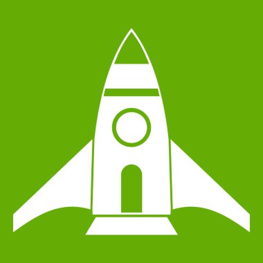 Roket simgesi yeşil