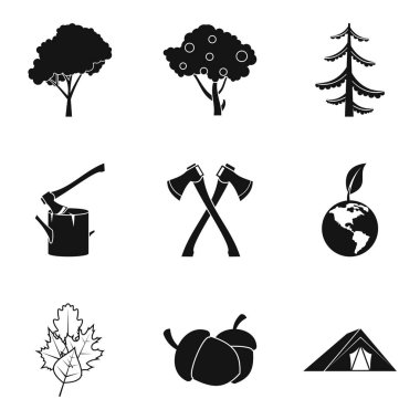 Espial Icons set, basit tarzı