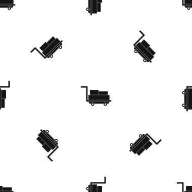 Bagaj desen sorunsuz siyahla sepeti