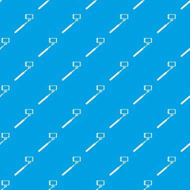 Selfie sopa ve smartphone kesintisiz mavi model