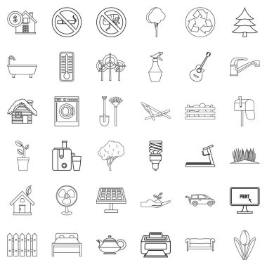 Tak Icons set, anahat stili