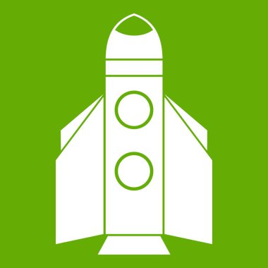Roket simgesi yeşil