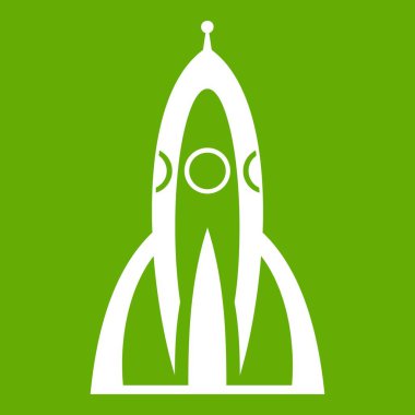 Roket simgesi yeşil