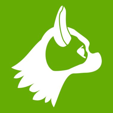 Pug köpek simgesi yeşil